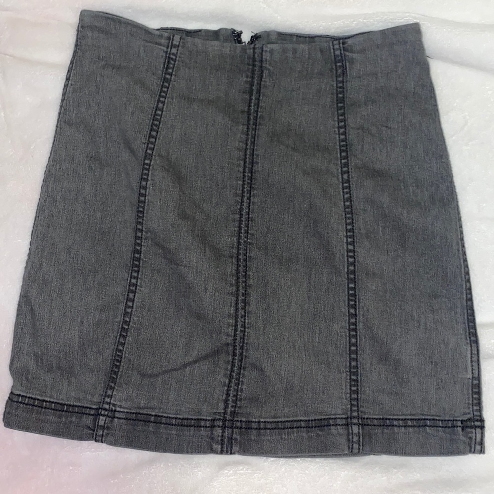 Gray Free People Skirt